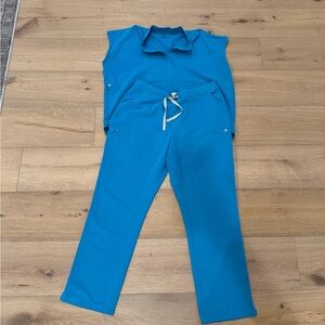 SET SHIRT & PANTS!!Women’s Bright Blue Stretch Drawstring Pants